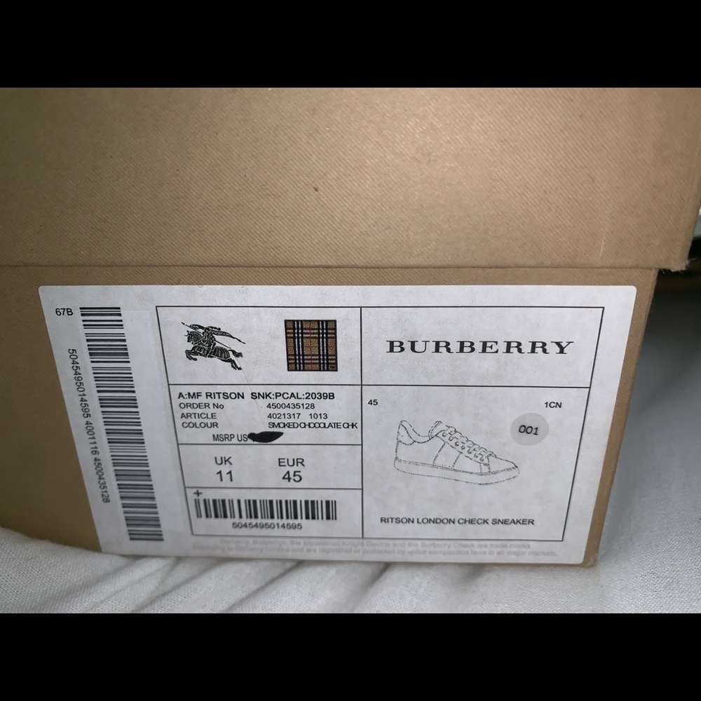 Men’s Burberry sneakers - Picture 3 of 4